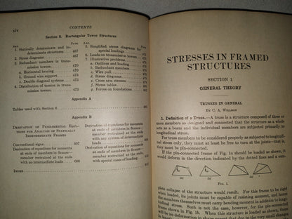 201- Stresses In Framed Structures - Hool And Kinne - McGraw-Hill Book Company, Inc. - 1923