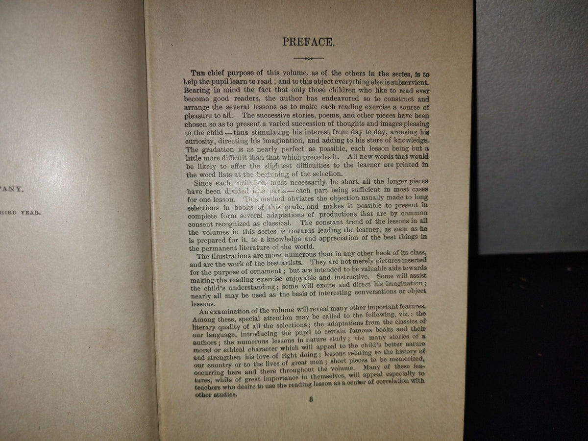 65- School Reading By Grades. Third Year - James Baldwin - 1897