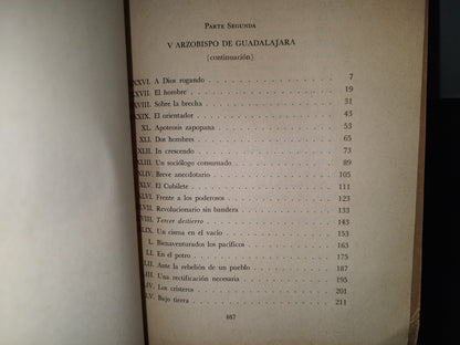 139- Francisco El Grande. Mons. Francisco Orozco Y Jiménez. Biografía - Vicente Camberos Vizcaino. Tomo Ii. Editorial Jus, S. A., México. Primera Edición, 1966
