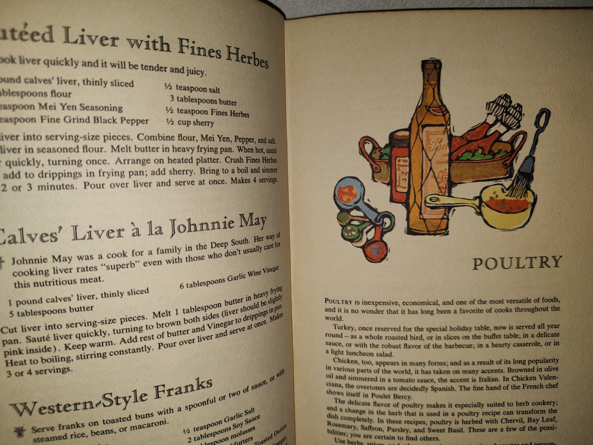 174- The Spice Islands Cookbook - Lane Book Company - First Printing October 1961