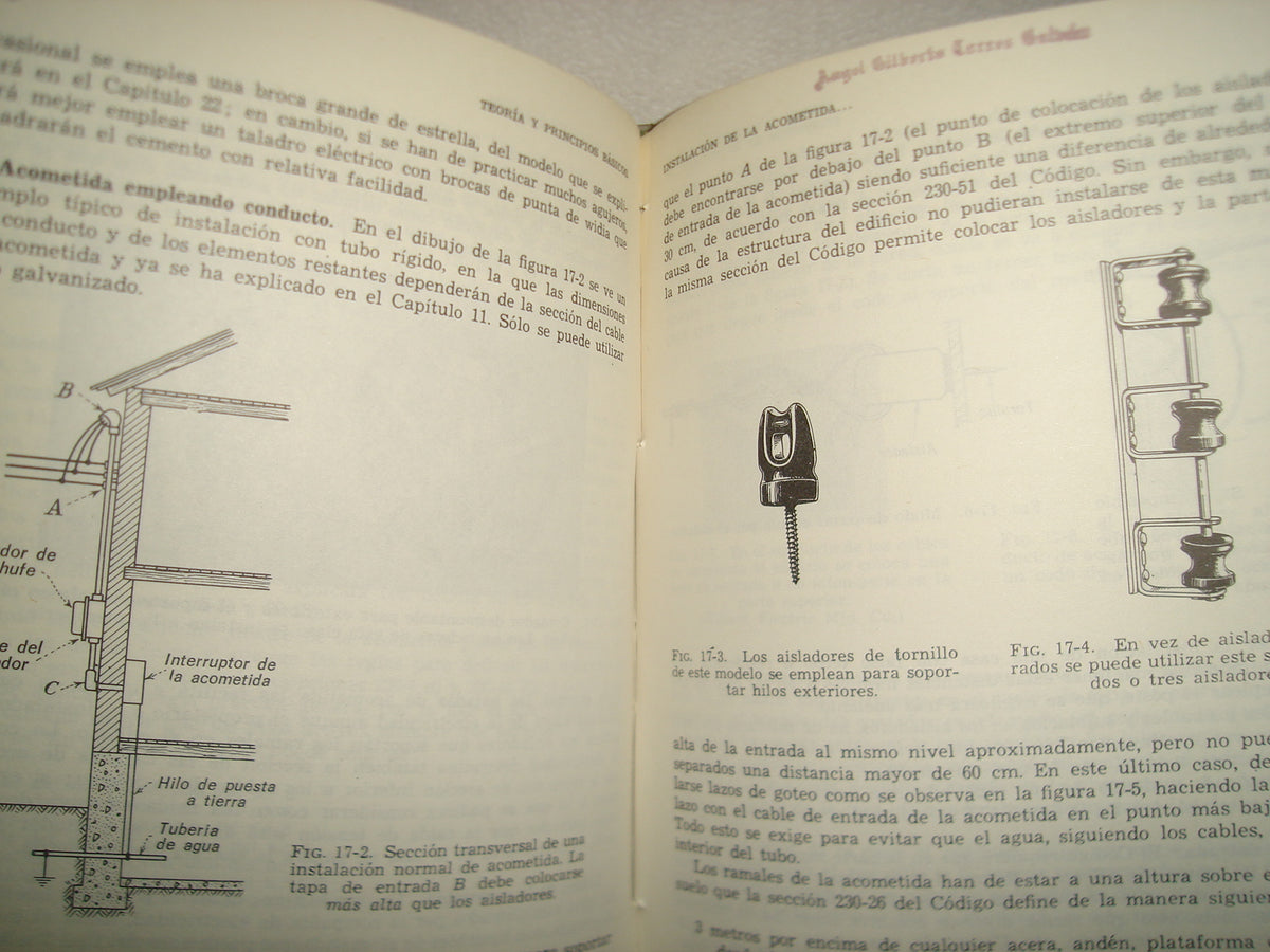 160- Manual Práctico De Instalaciones Eléctricas. Domésticas, De Granjas E Industrias. H. P. Richter