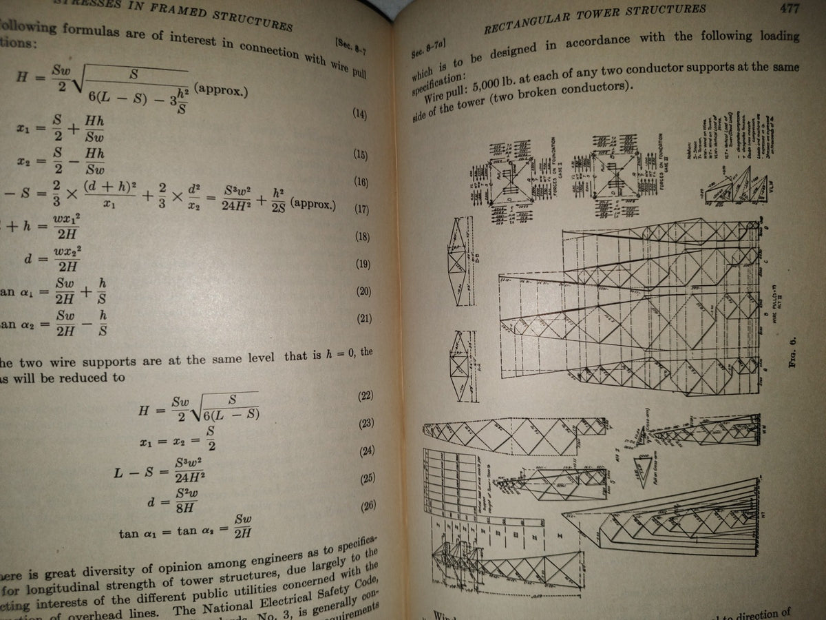 201- Stresses In Framed Structures - Hool And Kinne - McGraw-Hill Book Company, Inc. - 1923