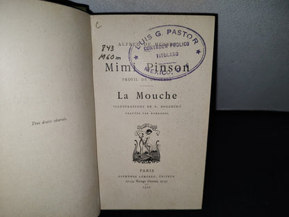 59- Mimi Pinson / La Mouche - Alfred De Musset - Paris, Alphonse Lemerre, Éditeur, 1906