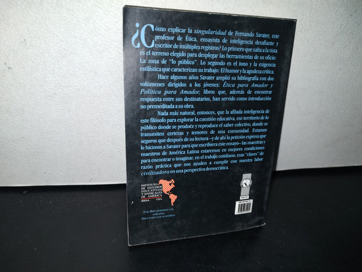 93- El Valor De Educar - Fernando Savater - 1997