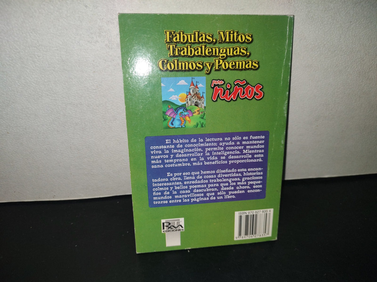 196- Fábulas, Mitos, Trabalenguas, Colmos Y Pomas Para Niños - Editorial Época - 2009
