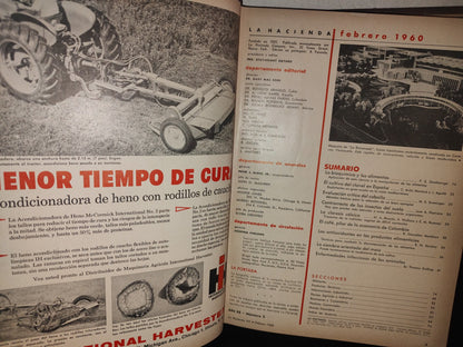 209- Compilación De Antiguas Revistas La Hacienda - 1960 (Varios Números)