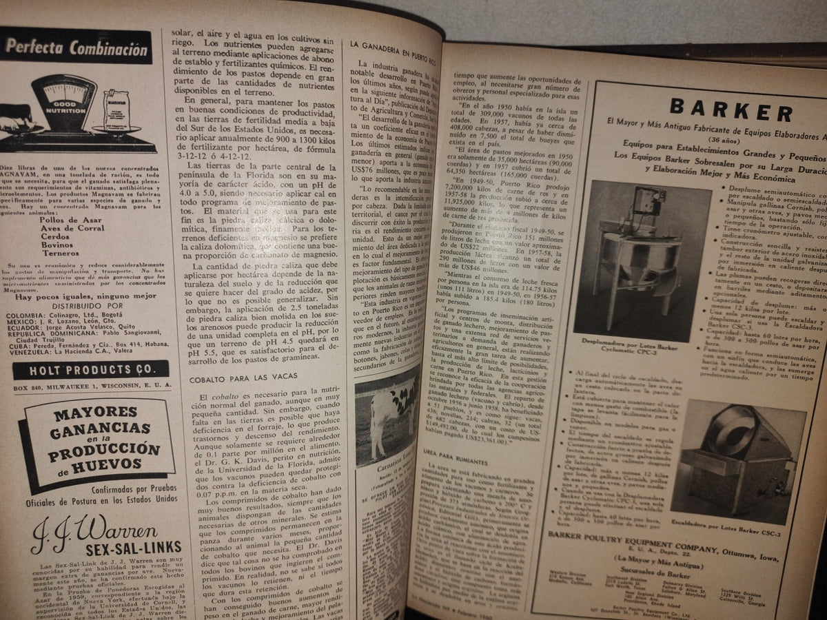 209- Compilación De Antiguas Revistas La Hacienda - 1960 (Varios Números)