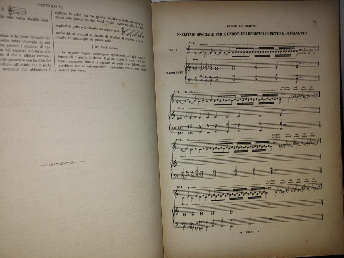 100- Italiano. Scuola Di Garcia: Trattato Completo Dell'Arte De Canto - Emanuele García - 1800'S