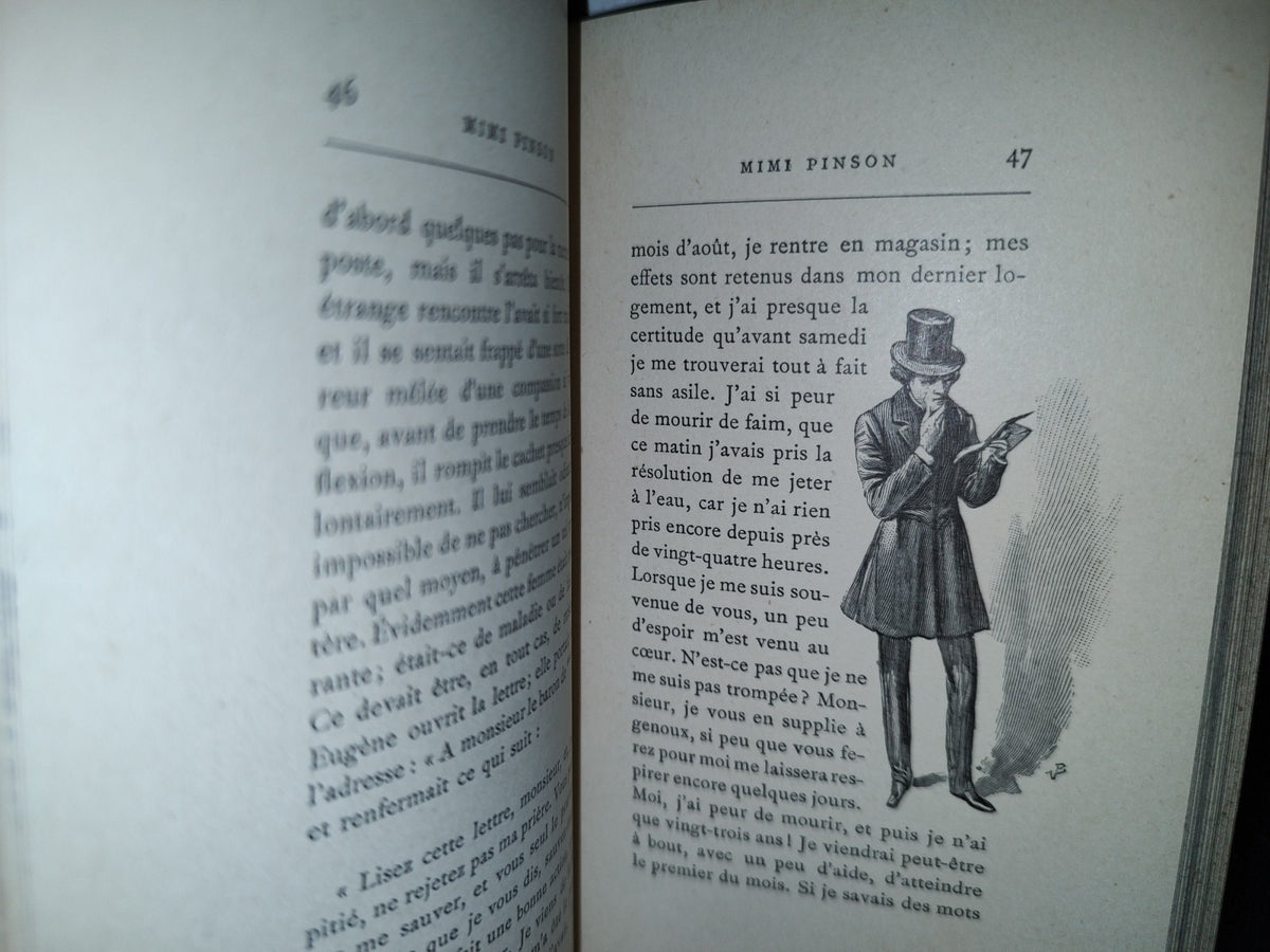 59- Mimi Pinson / La Mouche - Alfred De Musset - Paris, Alphonse Lemerre, Éditeur, 1906