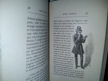 59- Mimi Pinson / La Mouche - Alfred De Musset - Paris, Alphonse Lemerre, Éditeur, 1906