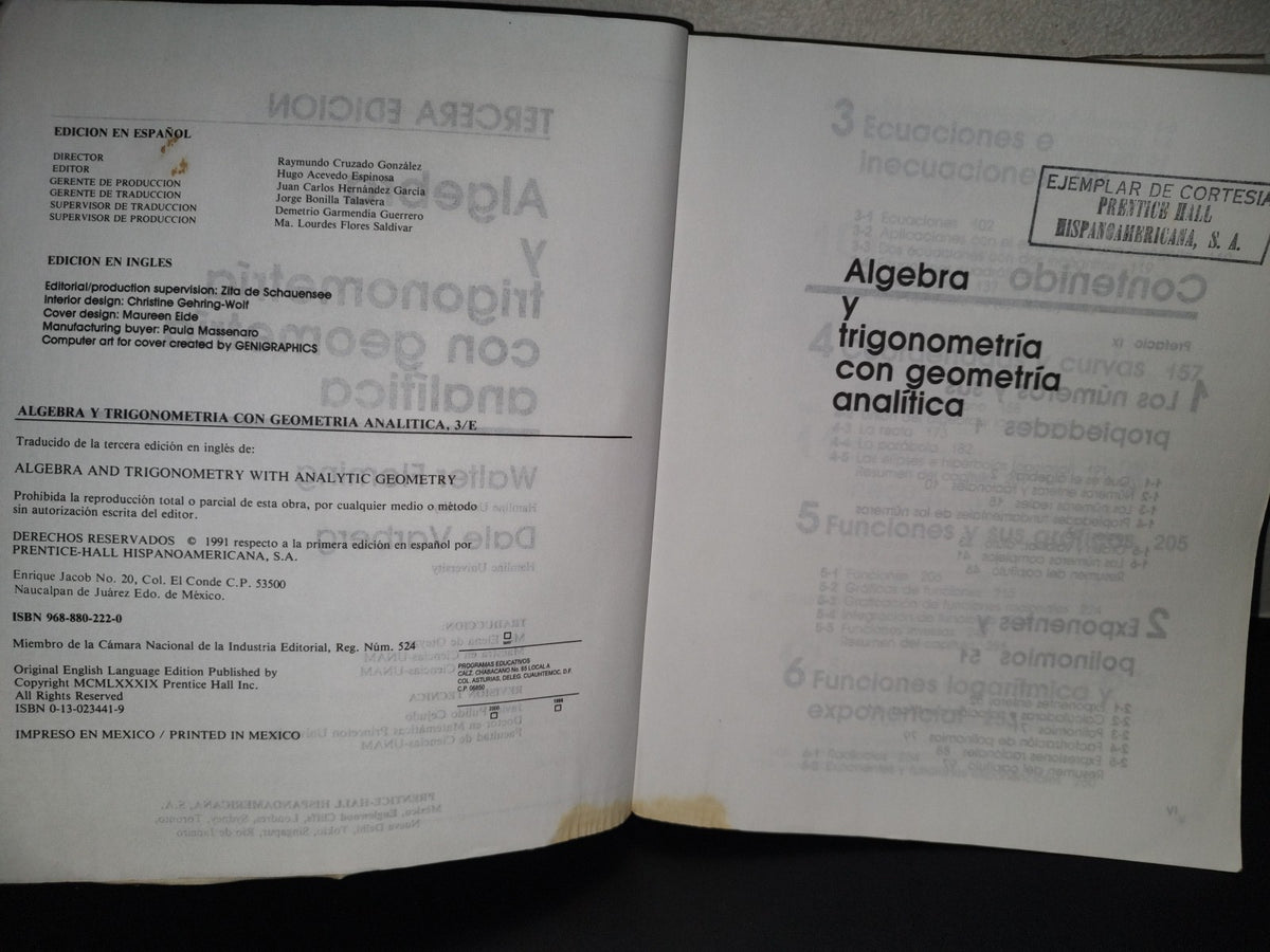 202- Álgebra Y Trigonometría Con Geometría Analítica - Walter Fleming, Dale Varberg