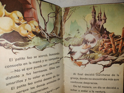153- Cuento Vintage: El Patito Feo - Entretenlibro, S.A. De CV. Serie Perla - Primera Edición 1988