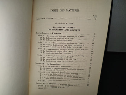 75- Le Mouvement Afro-Asiatique - Boutros Boutros-Ghali. Presses Universitaires De France, 1Er. Édition: 2. Trimestre 1969
