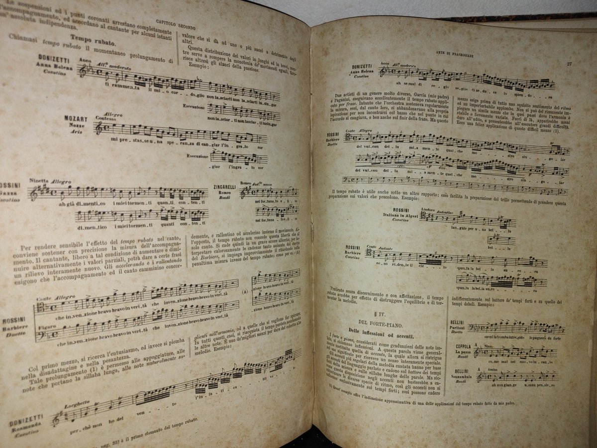 100- Italiano. Scuola Di Garcia: Trattato Completo Dell'Arte De Canto - Emanuele García - 1800'S
