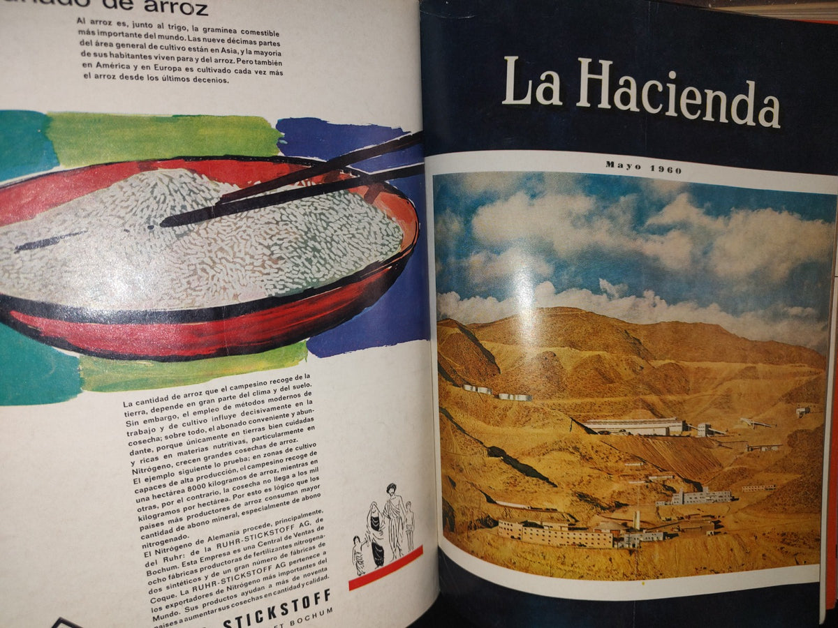 209- Compilación De Antiguas Revistas La Hacienda - 1960 (Varios Números)