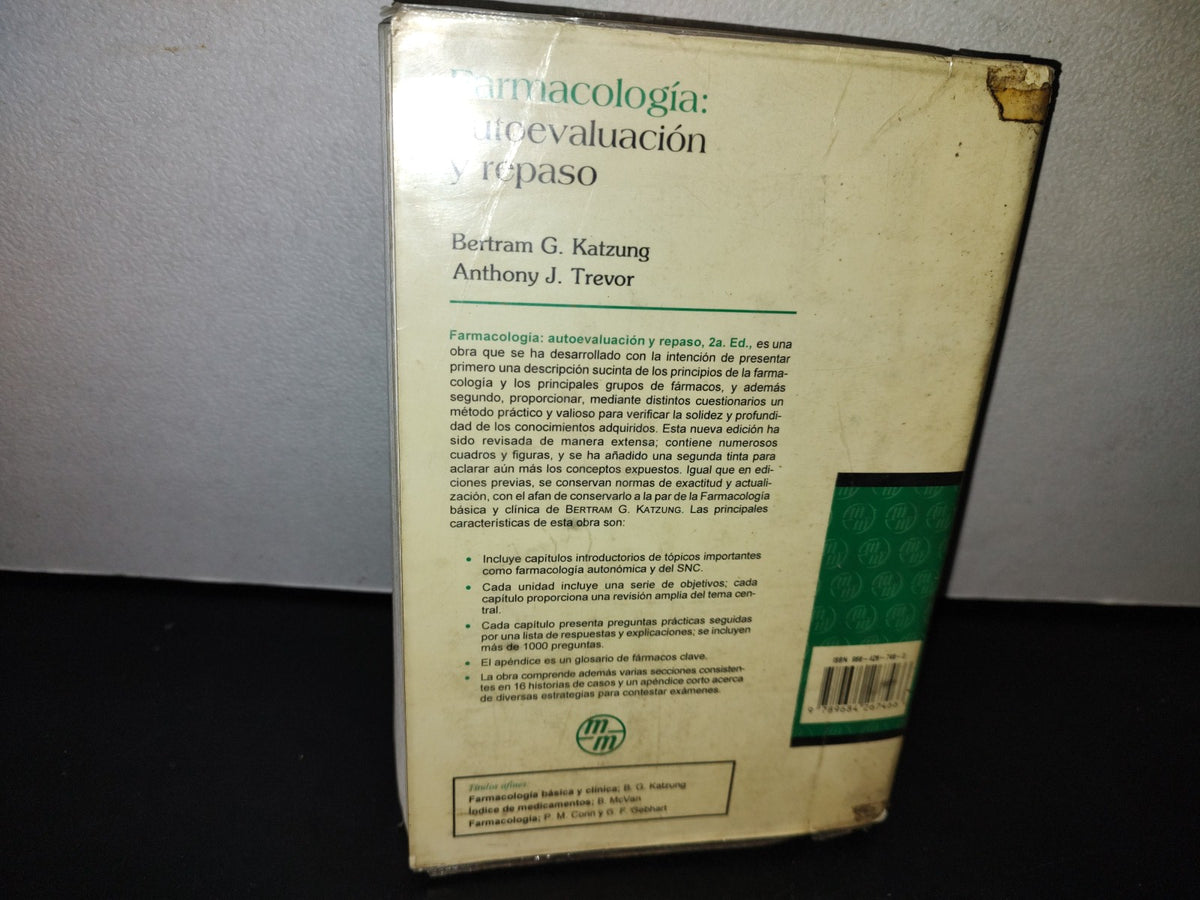 57- Farmacología: Autoevaluación Y Repaso - Bertram G. Katzung