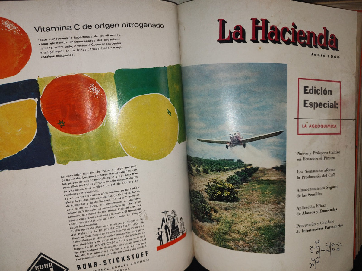 209- Compilación De Antiguas Revistas La Hacienda - 1960 (Varios Números)