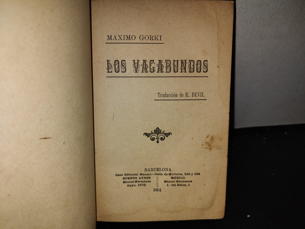 65- Los Vagabundos - Maximo Gorki - 1901