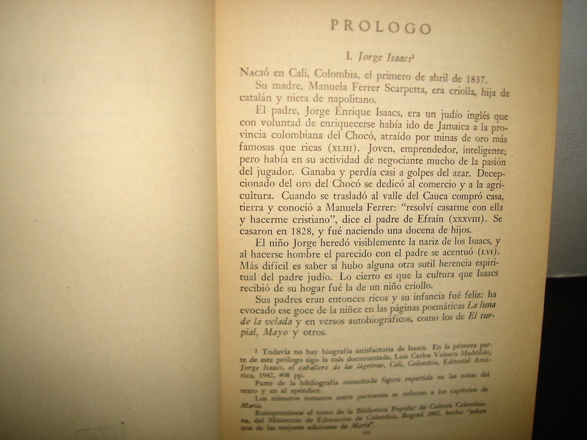 160- María - Jorge Isaacs - Primera Edición En La Bibloteca Americana, 1951