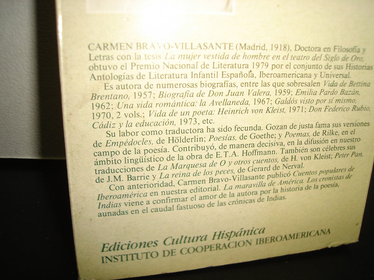 167- La Maravilla De América. Los Cronistas De Indias - Carmen Bravo-Villasante - 1985