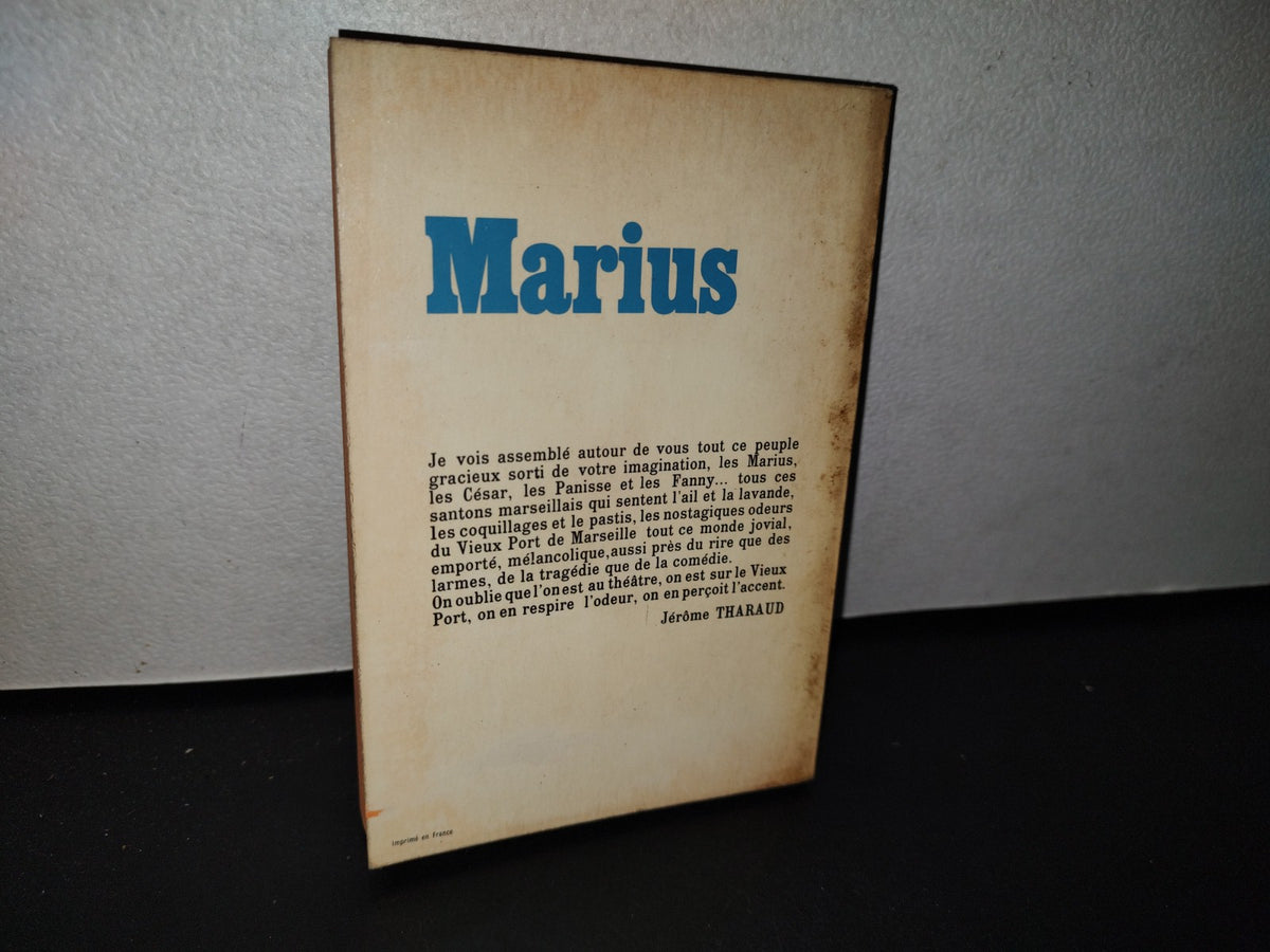 174- Marius - Marcel Pagnol - Fasquelle Éditeurs, 1946