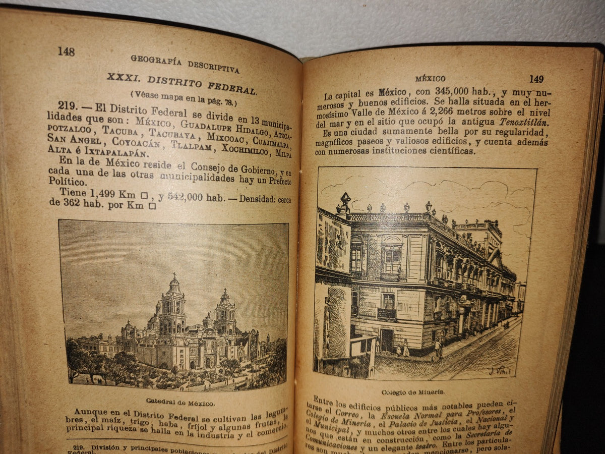63- Elementos De Geografía Universal Y Particular De México - Esteban Paluzíe - 1913