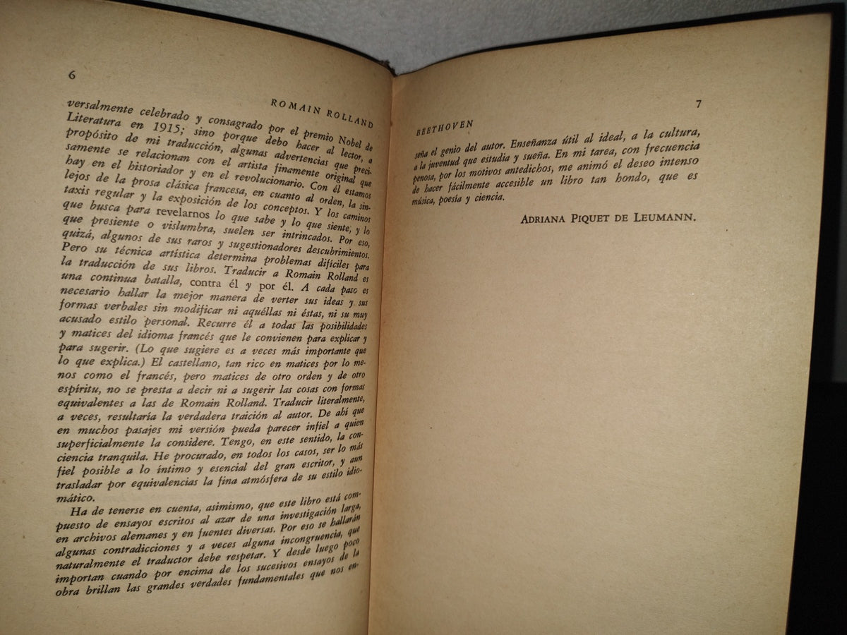 151- Beethoven. Las Grandes Épocas Creadoras. Goethe Y Beethoven - Romain Rolland - 1954