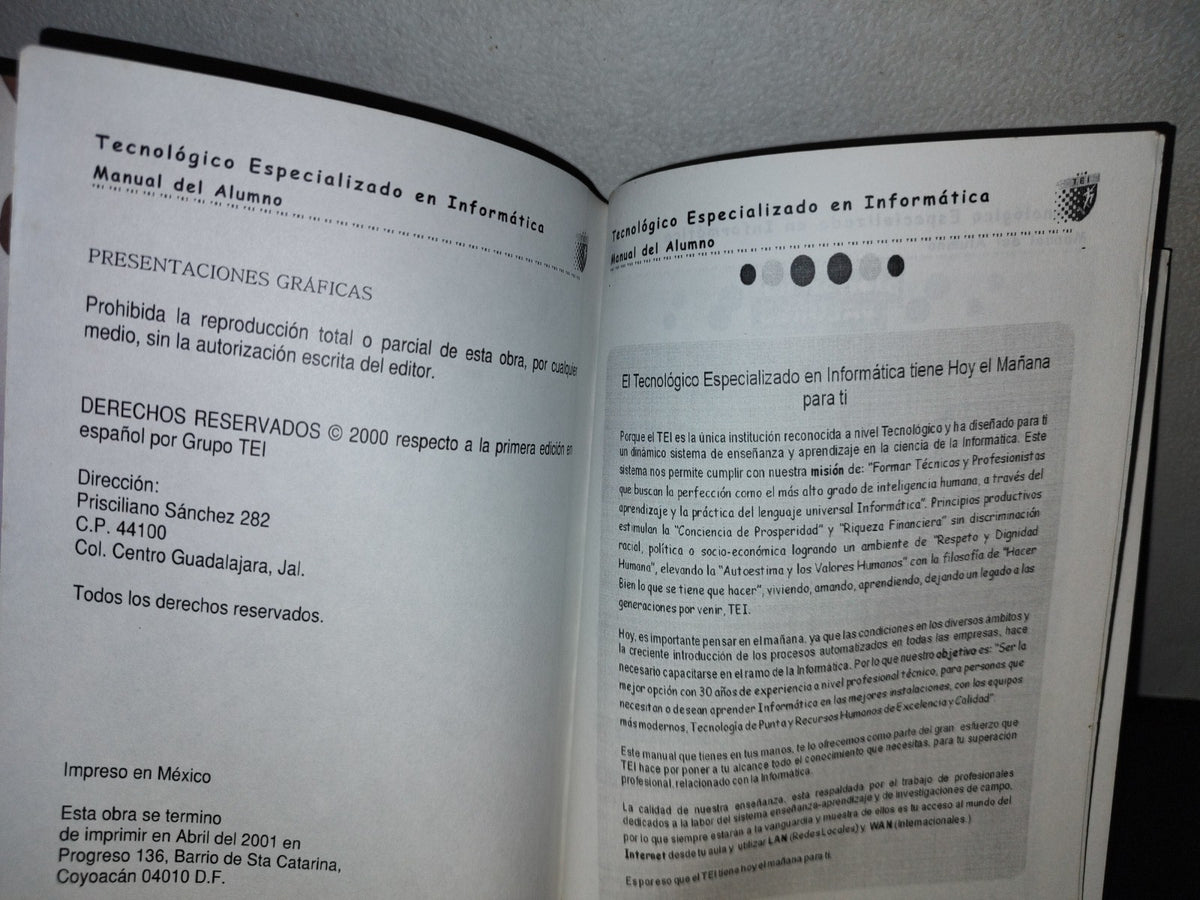 57- Presentaciones Gráficas - Tecnológico Especializado En Informática - 2000