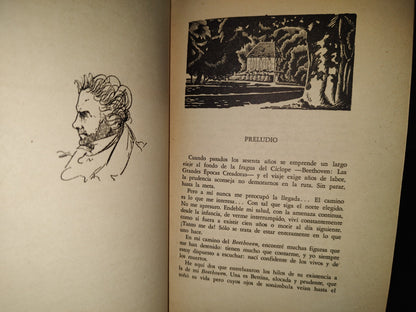 151- Beethoven. Las Grandes Épocas Creadoras. Goethe Y Beethoven - Romain Rolland - 1954
