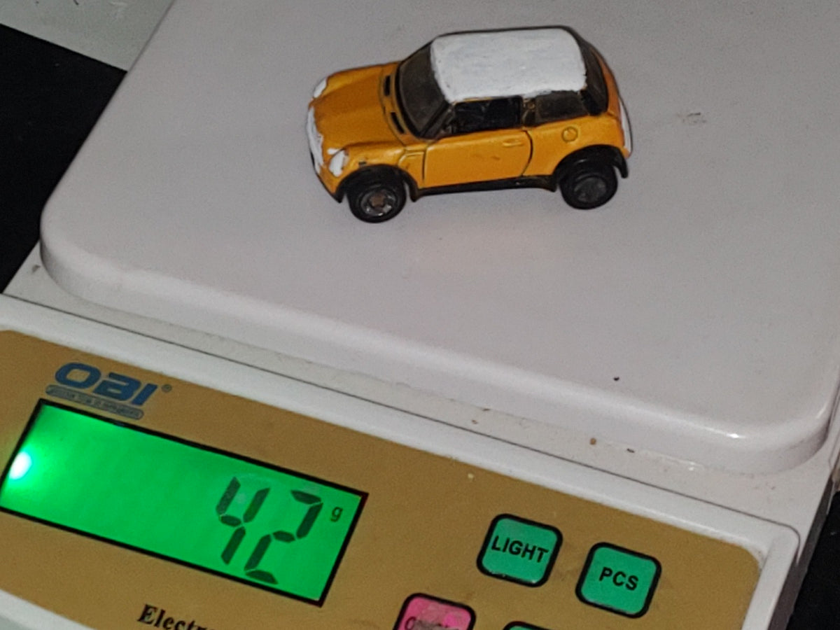 A5- Carro Hot Wheels: Mini Cooper - 2001, Mattel