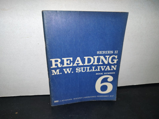 74- Series II. Reading M. W. Sullivanbook Number 6 - 1969