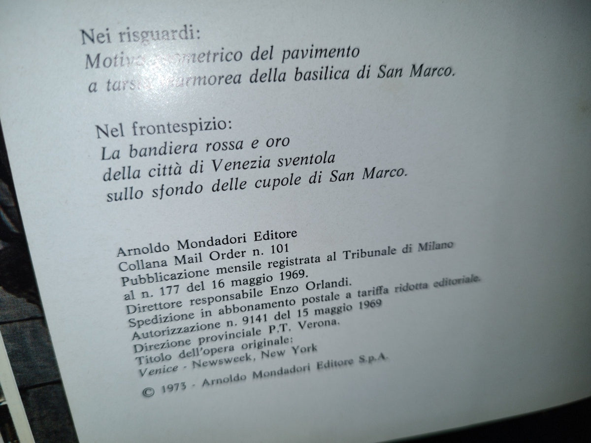 58- Italiano. Venezia. Testo Di John H. Davis - 1973