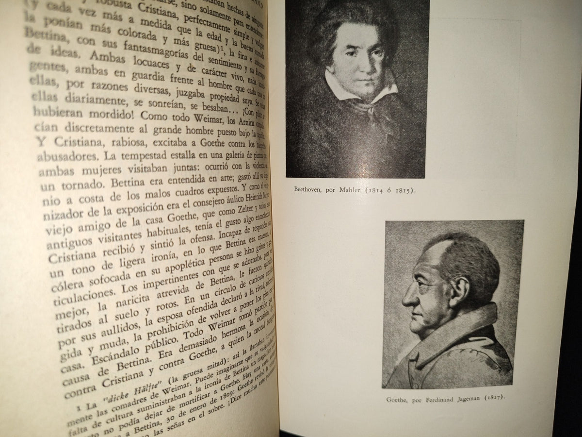 151- Beethoven. Las Grandes Épocas Creadoras. Goethe Y Beethoven - Romain Rolland - 1954