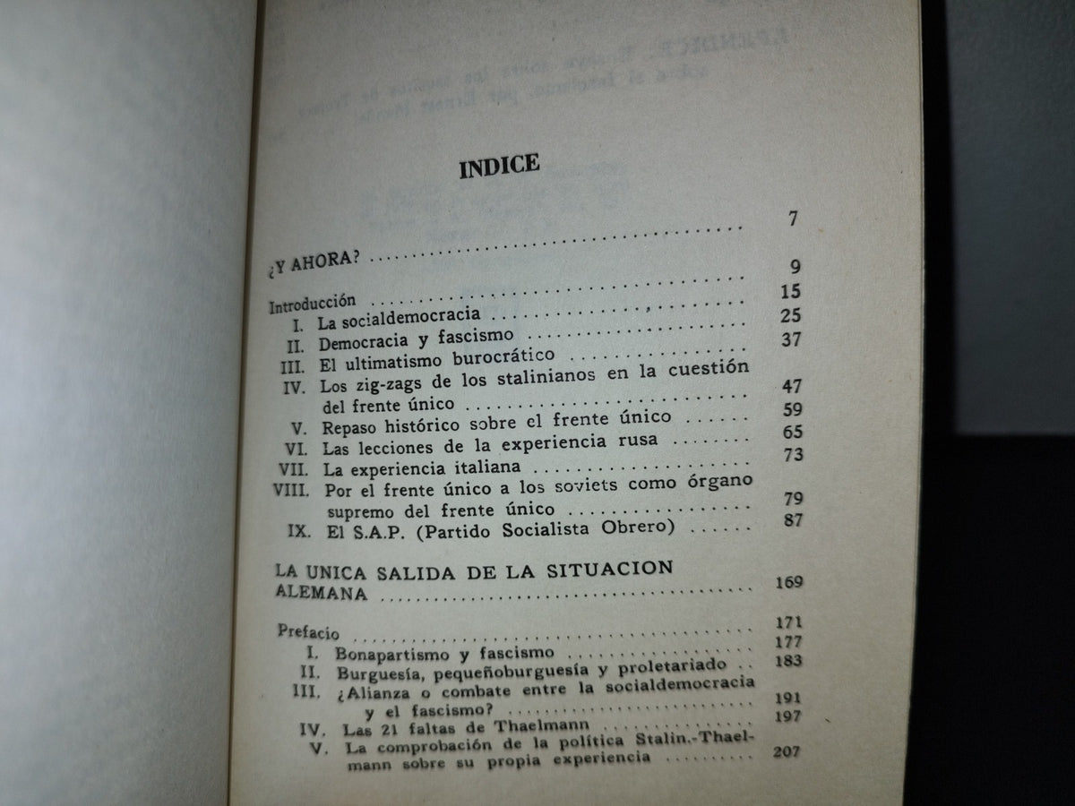 57- Obras De León Trotsky. Tomo 16. Alemania, La Revolución Y El Fascismo Volumen I - 1973