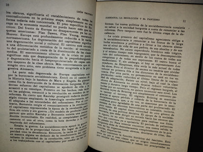 57- Obras De León Trotsky. Tomo 16. Alemania, La Revolución Y El Fascismo Volumen I - 1973