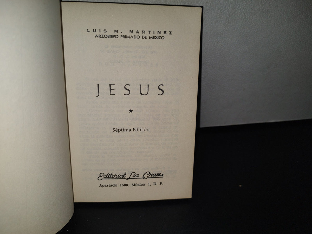 91- Jesús - Luis M. Martínez - Editorial La Cruz, 70's