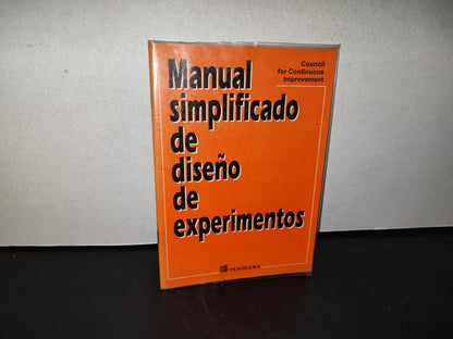 87-2- Manual Simplificado De Diseño De Experimentos. Council For Continuous Improvement