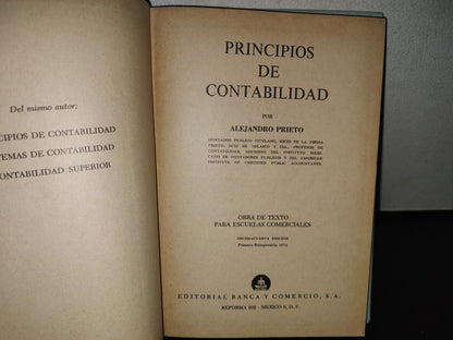 93- Principios De Contabilidad - Alejandro Prieto - 1968