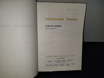 212- Administración Financiera - Robert W. Johnson - C.E.C.S.A.
