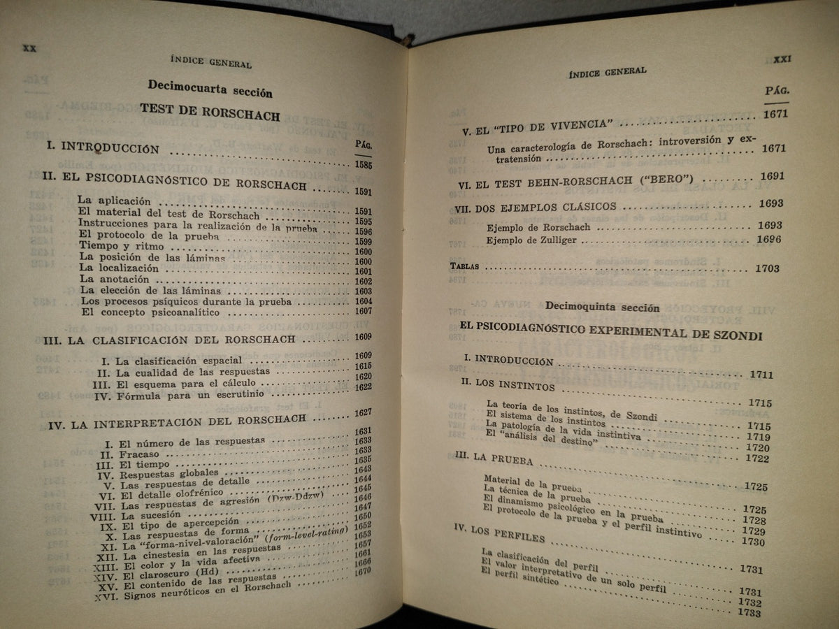 198- Los Tests. Manual De Técnicas De Exploración Psicológica. Tercera Parte - Béla Székely, 1966