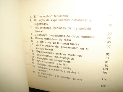 10- La Telepatía - Sybil Leek - Ediciones Martínez Roca, Primera Edición Mexicana 1975