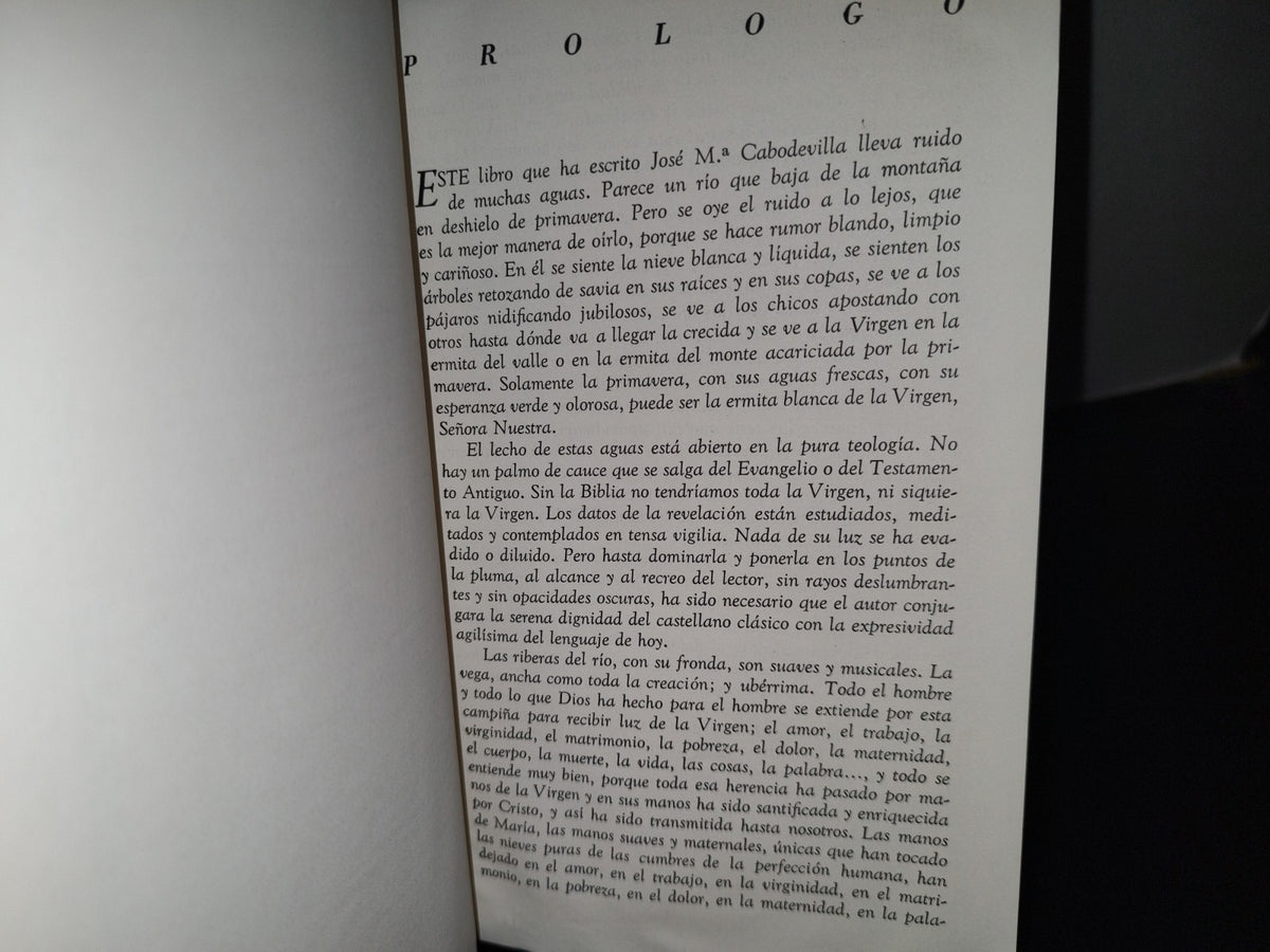 219- Señora Nuestra. El Misterio Del Hombre A La Luz Del Misterio De María - José Ma. Cabodevilla - Biblioteca De Autores Cristianos. Madrid. 1975