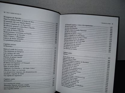 78- Vida Y Amores De Isabel II (El Triángulo) - Ricardo De La Cierva - Primera Edición 1999