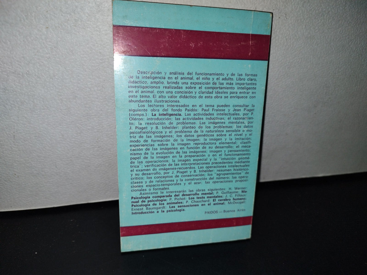 78- La Inteligencia - Gaston Viaud - Editorial Paidós, Buenos Aires, 1973