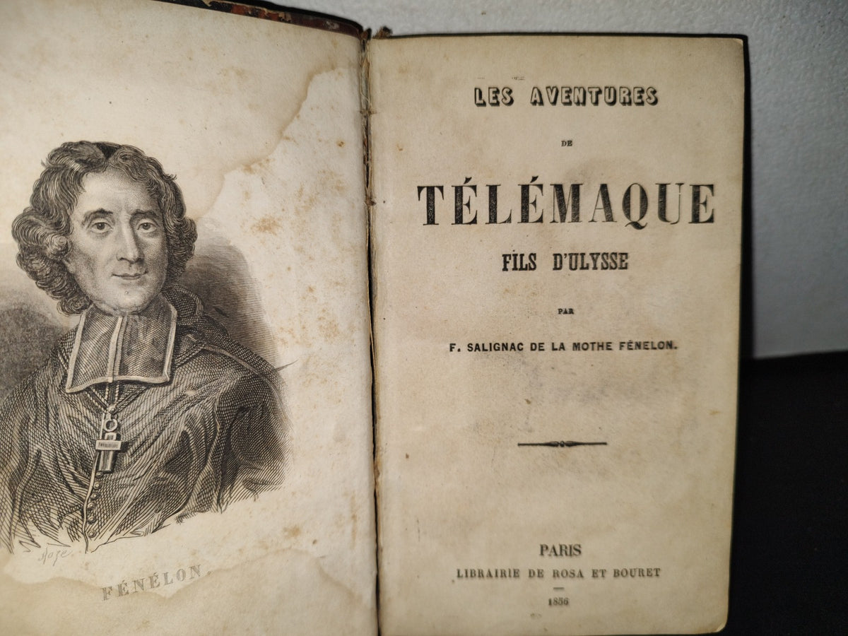 59- Les Aventures De Télémaque, Fils D'Ulysses - F. Salignac De La Mothe Fénelon - Paris, Librairie De Rosa Et Bouret, 1856