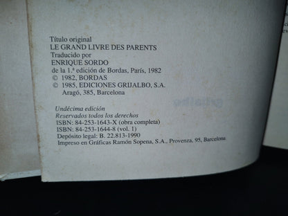 209- El Gran Libro De Los Padres - Cornelia Quarti - Grijalgo - 1990