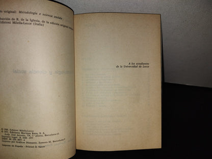 100- Metodología Y Ciencia Social - Umberto Cerroni - 1977