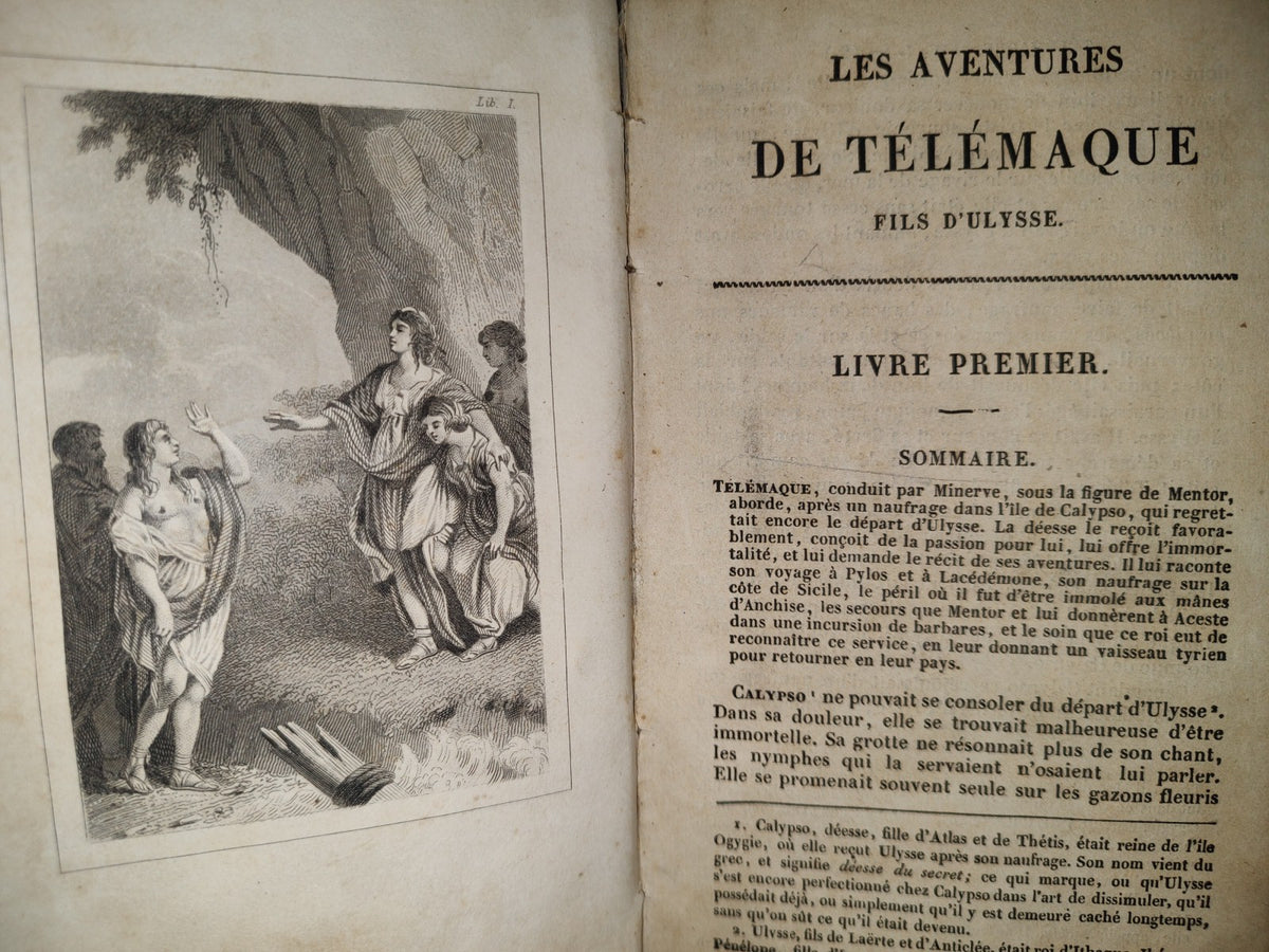 59- Les Aventures De Télémaque, Fils D'Ulysses - F. Salignac De La Mothe Fénelon - Paris, Librairie De Rosa Et Bouret, 1856