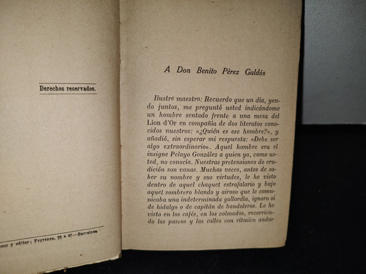 66- Biblioteca Sopena. Pelayo González - A. Hernández Catá - Ramón Sopen Editores, 1920'S