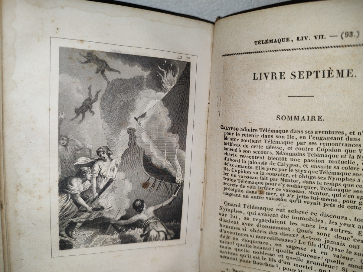 59- Les Aventures De Télémaque, Fils D'Ulysses - F. Salignac De La Mothe Fénelon - Paris, Librairie De Rosa Et Bouret, 1856